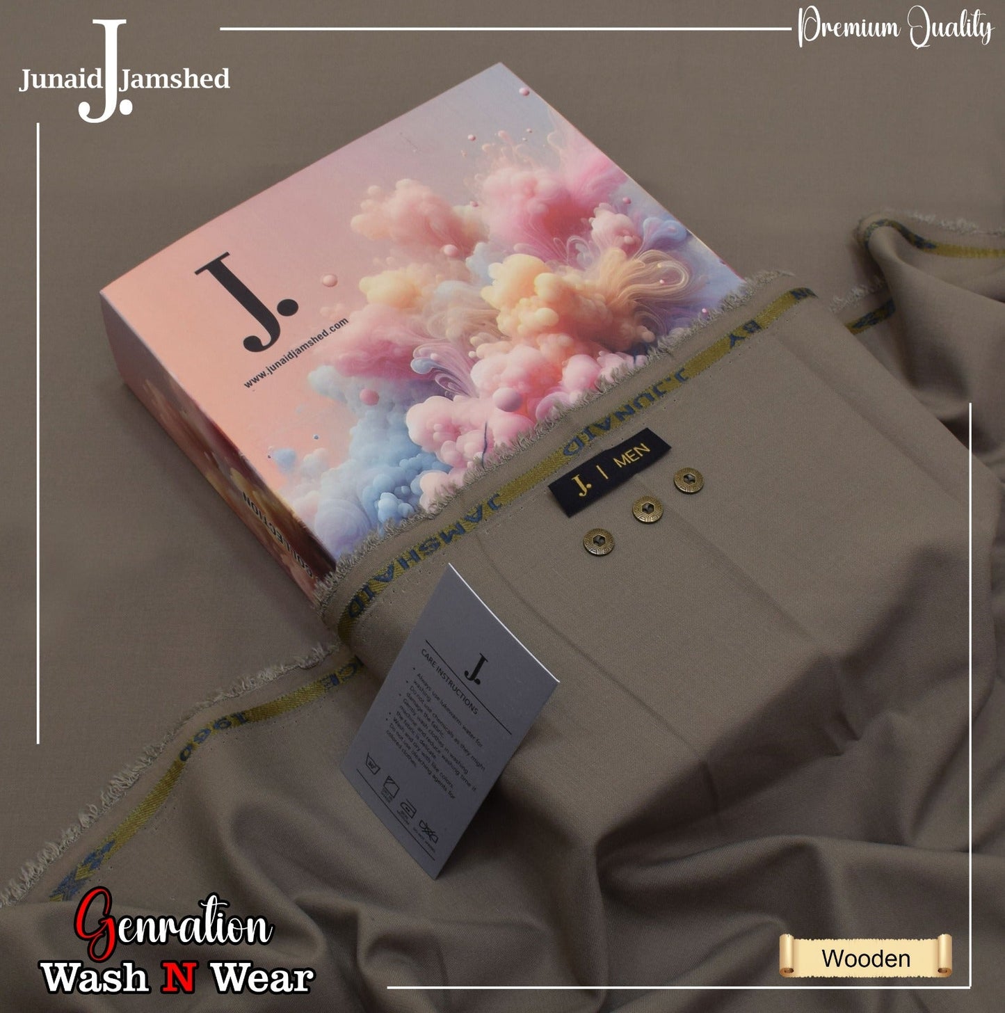 J. MAN( SHEMREY+ROD+PLAIN )EXECUTIVE 4 SEASON WASH N WEAR ( GIFT BOX PACKING )