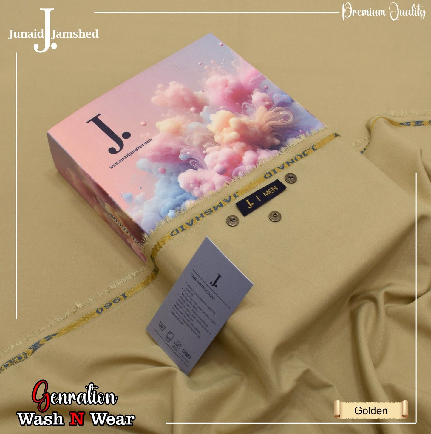 J. MAN( SHEMREY+ROD+PLAIN )EXECUTIVE 4 SEASON WASH N WEAR ( GIFT BOX PACKING )