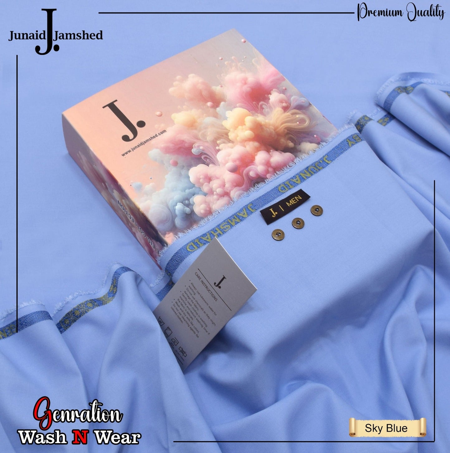 J. MAN( SHEMREY+ROD+PLAIN )EXECUTIVE 4 SEASON WASH N WEAR ( GIFT BOX PACKING )