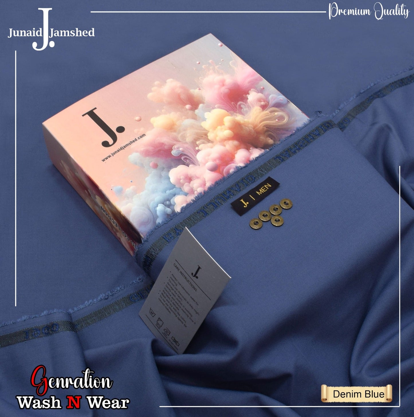 J. MAN( SHEMREY+ROD+PLAIN )EXECUTIVE 4 SEASON WASH N WEAR ( GIFT BOX PACKING )