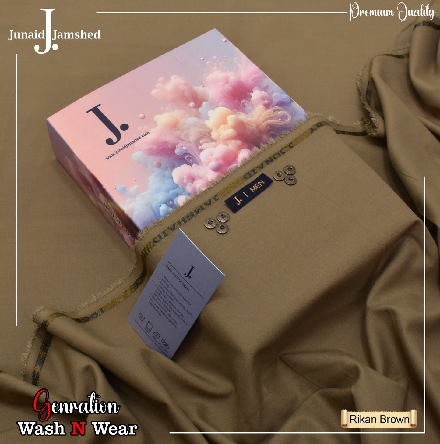 J. MAN( SHEMREY+ROD+PLAIN )EXECUTIVE 4 SEASON WASH N WEAR ( GIFT BOX PACKING )