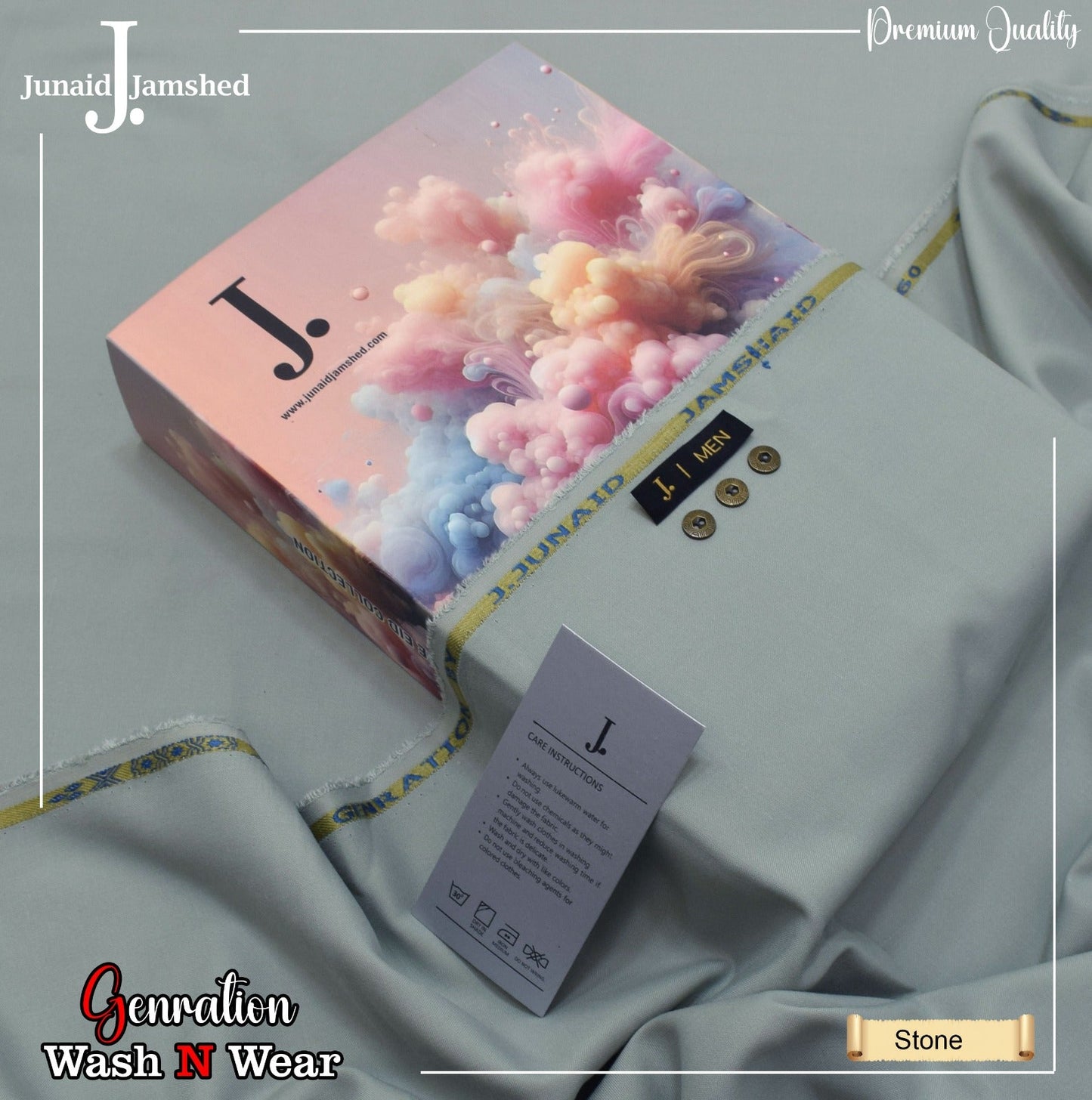 J. MAN( SHEMREY+ROD+PLAIN )EXECUTIVE 4 SEASON WASH N WEAR ( GIFT BOX PACKING )